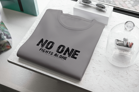 No one fights alone short sleeve T