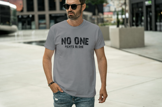 No one fights alone short sleeve T