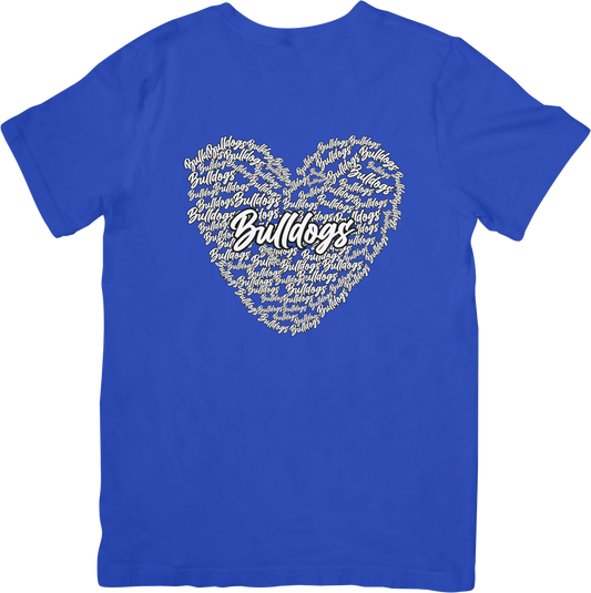 Bulldogs Heart T